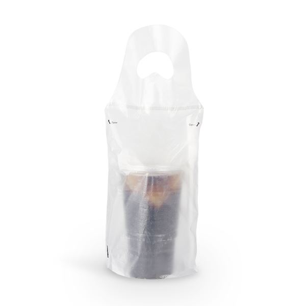 Single Drink Tamper-Evident Drink Bag - SIBNWTE1001D